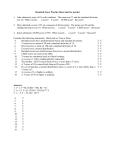 Standard Score Practice Sheet