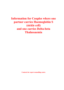 Information for Couples where one partner carries