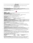 TRYPAN BLUE Safety Data Sheet Emergency Telephone Number