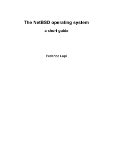 Chapter 2. What is NetBSD