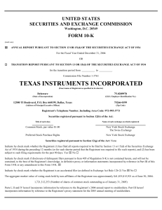 TEXAS INSTRUMENTS INC (Form: 10-K, Received