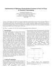 Optimization of multistage electrochemical systems of