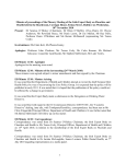 Minutes of the Meeting 10th November 2010