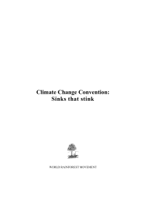 Sinks that stink - World Rainforest Movement