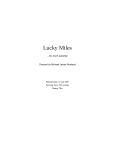 The casting of Lucky Miles
