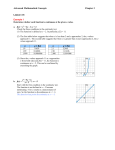 3-5 Continuity and End Behavior