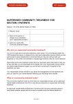 Supervised community treatment section 3 (St Mary`s)