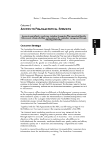 Access to Pharmaceutical Services