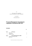 Financial Management (Investment) Legislation Amendment Act 2012