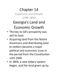 Georgia`s Land and Economic Growth