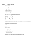 Geometry Chapter 7 Study Guide Answer Section
