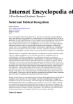 Social and Political Recognition