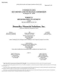 Donnelley Financial Solutions, Inc. (Form: S