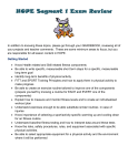 HOPE Segment 1 Exam Review