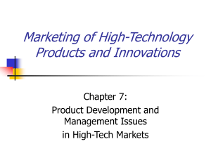 Chapter 4: High-Tech Product Development and Management