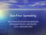 Sea Floor Spreading