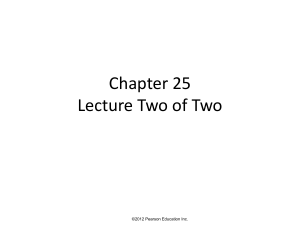 Chapter Twenty-Four Lecture Two