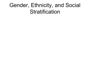 Gender and Ethnicity