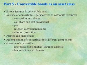 Convertible bonds