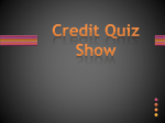 Credit Quiz Show