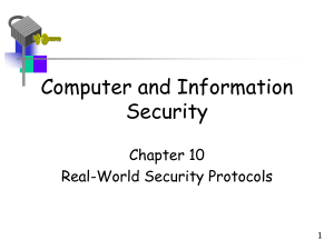 Computer and Information Security