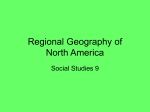 Regional Geography of North America