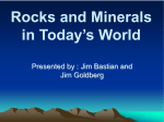 Rocks and Minerals in Today`s World (PowerPoint presentation)