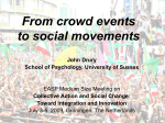 From crowd events to social movements