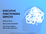 executive functioning deficits