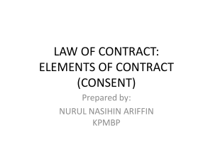 Consent - law4students