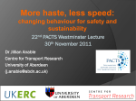 () More haste, less speed: changing