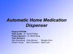 Automatic Home Medication Dispenser