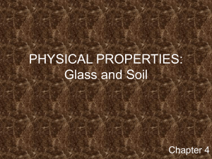 Physical Properties: Glass and Soil - Bio-Guru
