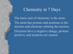 Chemistry in 7 Days