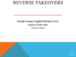 Reverse Takeovers Purchasing a Shell