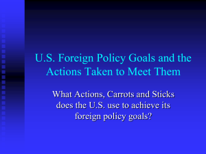 Unit 4-3 Foreign Policy