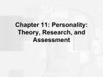 Chapter 11: Personality