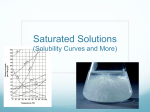 Saturated Solutions (Solubility Curves and More)