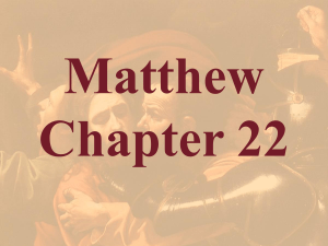 Matthew Chapter 22 - Bible Study Resource Center