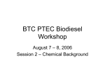 Biodiesel Session 2