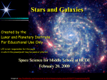 Stars and Galaxies PowerPoint