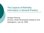 The Capture of Morbidity Information in General Practice