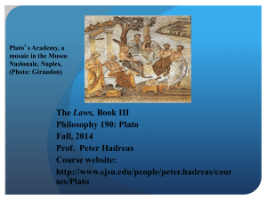 1. Taylor, A. E, Plato: The Man and His Work, (London: Methuen