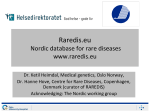 Lysbilde 1 - the Nordic Database for Rare Diseases (version2)