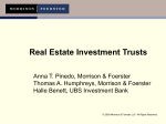 Why a REIT? - International Financial Law Review