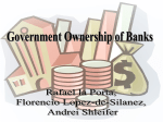 Government Ownership of Banks