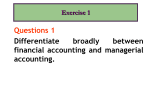 Chapter 1: Financial Accounting and Standards