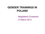 gender trainings in poland