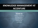 Team 3, Knowledge work systems at Accenture
