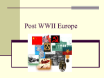 Post WWII Europe